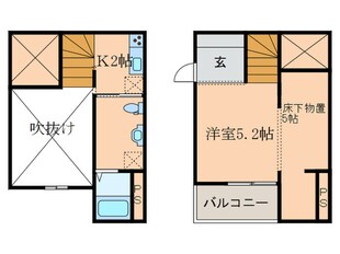 セジュール川西の物件間取画像